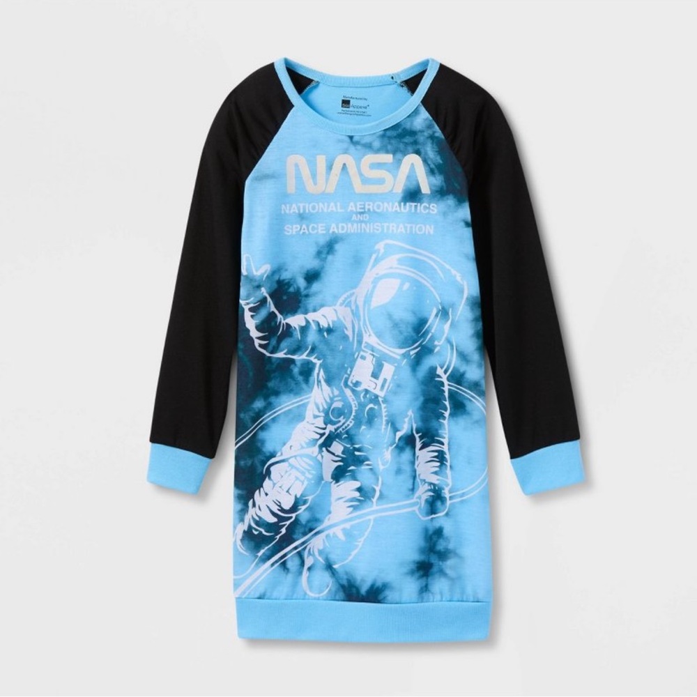 Girls sleepwear long sleeve NASA NWT